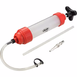 Suction intake and decanting of fuels, oils and other liquids Capacity: 350 ml For the following liquids among others : Diese ...
