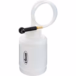 For all common bleeding valves Collection tank for bleeding brake and coupling systems Silicone tube, length: 550 mm Contents ...