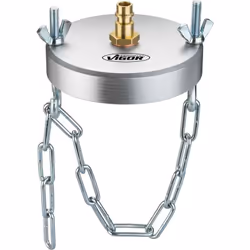 Adapter: 99 mm ⌀ To be used together with conventional brake service devices Lock size: ⌀ 78.1 mm Utilizzo V4381 Dimensioni d ...