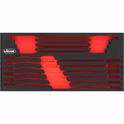 Vigor V4987-L, Set di divisori, Nero, Rosso, Schiuma, Vigor V4987, 188 mm, 393 mm