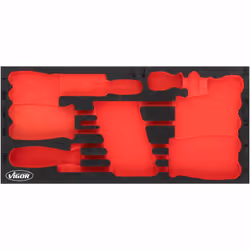 Vigor V4989-L, Set di divisori, Nero, Rosso, Schiuma, Vigor V4989, 188 mm, 393 mm