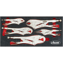 Grip pliers set ∙ V5004 ∙ l x w x h: 393 mm x 188 mm x 35 mm ∙ Numero utensili: 5