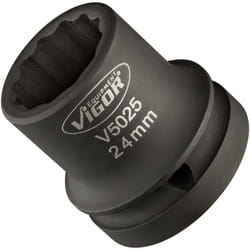 Impact wrench socket ∙ V5025 ∙ Attacco quadro, cavo, 3/4 di pollice (20 mm) ∙ Profilo a doppio esagono esterno ∙ Size 24 mm