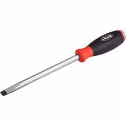 Manufactured according to DIN/ISO 6-point handle design prevents the screwdriver from rolling away With blade passing through ...