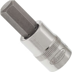 Screwdriver socket for inside hexagon screws ∙ V2279N ∙ Attacco quadro, cavo, 3/8 di pollice (10 mm) ∙ Profilo esagonale interno ∙ Size 10 mm