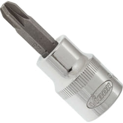Screwdriver socket ∙ V2289N ∙ Attacco quadro, cavo, 3/8 di pollice (10 mm) ∙ Profilo Pozidriv pz ∙ Size PZ3