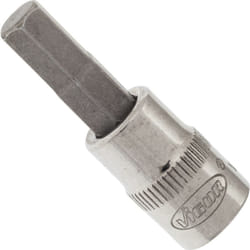 Screwdriver socket for inside hexagon screws ∙ V2433N ∙ Attacco quadro, cavo, 1/4 di pollice (6,3 mm) ∙ Profilo esagonale interno ∙ Size 6 mm