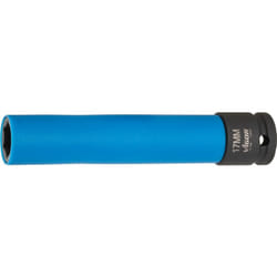 Impact socket size 17 ∙ 150 mm ∙ V5930 ∙ Attacco quadro, cavo, 1/2 di pollice (12,5 mm) ∙ Profilo esagonale esterno ∙ Size 17 mm