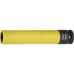 Impact socket size 19 ∙ 150 mm ∙ V5931 ∙ Attacco quadro, cavo, 1/2 di pollice (12,5 mm) ∙ Profilo esagonale esterno ∙ Size 19 mm