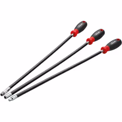 Working in areas with restricted access Extra long, length: 500 mm Universal 6.3 mm ( 1 ⁄ 4 ”) screwdriver bit socket Univers ...
