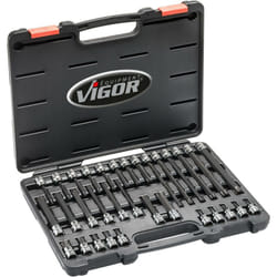 T screwdriver socket set ∙ V6017 ∙ Attacco quadro, cavo, 3/8 di pollice (10 mm) ∙ Profilo interno TORX® ∙ T20 – T70 ∙ Numero utensili: 32