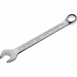 Long design 15° offset box-end wrench Secure hold with oily hands thanks to anti-slip surface DIN 3113 Forma A, ISO 7738 Pres ...