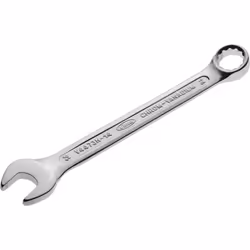 Long design 15° offset box-end wrench Secure hold with oily hands thanks to anti-slip surface DIN 3113 Forma A, ISO 7738 Pres ...
