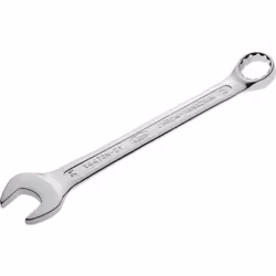Long design 15° offset box-end wrench Secure hold with oily hands thanks to anti-slip surface DIN 3113 Forma A, ISO 7738 Pres ...