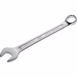 Long design 15° offset box-end wrench Secure hold with oily hands thanks to anti-slip surface DIN 3113 Forma A, ISO 7738 Pres ...