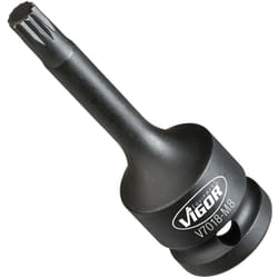 Vigor - Impact screwdriver socket ∙ V7018-M8 ∙ Attacco quadro, cavo, 1/2 di pollice (12,5 mm) ∙ Profilo poligonale interno xzn ∙ Size M8
