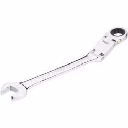 Ratchet head with double joint Box-end side with 12-point profile Presa di forza: Profilo a doppio esagono esterno, Profilo e ...