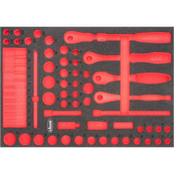 Vigor - Soft foam insert ∙ empty ∙ V6822-L ∙ l x w x h: 563 mm x 393 mm x 35 mm