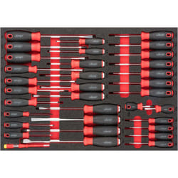 Screwdriver set ∙ V6813 ∙ 0.5 x 3 – 1.6 x 10 · PH0 – PH3 · T6 – T40 ∙ Numero utensili: 34