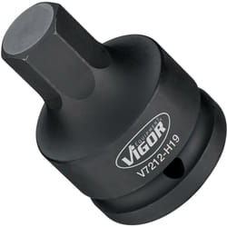 Impact screwdriver socket ∙ V7212-H19 ∙ Attacco quadro, cavo, 3/4 di pollice (20 mm) ∙ Profilo esagonale interno ∙ Size 19 mm