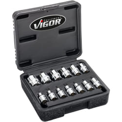 12-point socket set ∙ V7514/13 ∙ Attacco quadro, cavo, 1/4 di pollice (6,3 mm) ∙ Profilo a doppio esagono esterno ∙ 13-pieces ∙ Numero utensili: 13