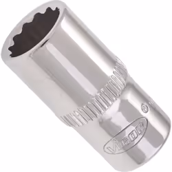 Vigor V7514-8, Presa elettrica, 1/4", Metrico, 1 testina/e, 8 mm, 25 mm
