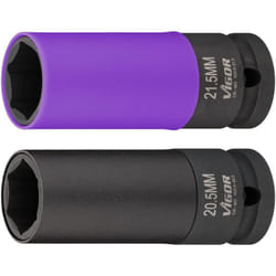 Schlagschrauber Steckschlüssel Satz ∙ V6313 ∙ Attacco quadro, cavo, 1/2 di pollice (12,5 mm) ∙ Profilo esagonale esterno ∙ 2-teilig ∙ Numero