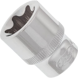 V2729N - Inserto per chiave a bussola Torx, larghezza chiave E20, attacco quadrato da 3/8', profilo e, lunghezza 28 mm, strumento per lavori di