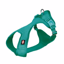 TRIXIE Comfort Soft Touring Harness, Cane, S, Verde, Monocromatico, 3,3 cm, 5 cm
