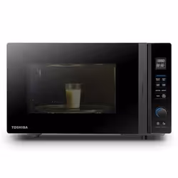 Toshiba MV-TC25T(BK), Superficie piana, Microonde combinato, 25 L, 900 W, Display incorporato, Manopola, Touch