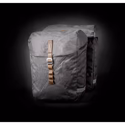 racktime Heda, Posteriore, Borsa da bicicletta, Tessuto, Pelle, Grigio, 24 L, 140 mm