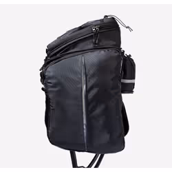 racktime Odin Posteriore Borsa da bicicletta 19 L EVA (Acetato del vinile dell'etilene), Nylon Nero - Vista aggiuntiva 4