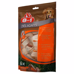 8in1 Delights Cane Spuntini Pollo 210 g - Vista aggiuntiva 4
