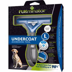 FURminator 4048422141105 pettine e spazzola per animali Nero, Blu Cane Spazzola rimuovi pelo - Vista aggiuntiva 4