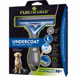 FURminator 8117940112600 pettine e spazzola per animali Nero, Blu Cane Spazzola rimuovi pelo - Vista aggiuntiva 4
