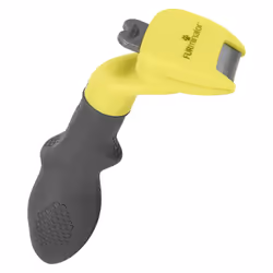 FURminator 4048422144243, Cane, Spazzola rimuovi pelo, Nero, Giallo, Pelo lungo