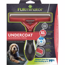 FURminator 4048422144274 pettine e spazzola per animali Grigio, Rosso Cane Spazzola rimuovi pelo - Vista aggiuntiva 5