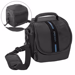 PEDEA Essex blau, Custodia compatta, Ogni marca, Canon EOS M3 Canon EOS 6D / 7D Canon EOS 30D / 50D / 60D Canon EOS 70D / 77D ...