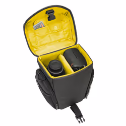 PEDEA 65060313 custodia per fotocamera Borsa da spalla Nero, Giallo