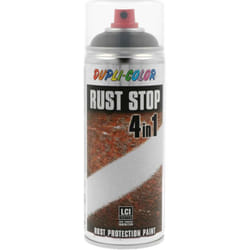 Motip Dupli - Smalto antiruggine ruststop ral 9005 nero profondo sat 400 ml