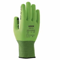 Uvex C500 dry, Verde, Adulto, Adulto, Unisex, 1 pz, Polietilene, Viscosa, Poliammide, Vetroresina