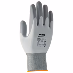 Uvex 6005010, Grigio, Bianco, Adulto, Adulto, Unisex, 1 pz, Elastan, Poliammide
