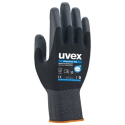 Uvex 6007012 Guanto protettivo Nero Elastan, Poliammide 1 pz