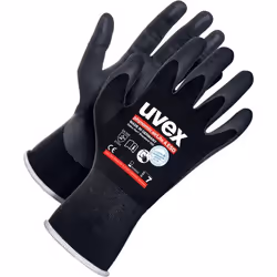 Uvex 60038 Guanti da officina Nero Carbonio, Elastan, Poliammide 1 pz - Vista aggiuntiva 2