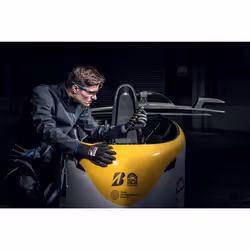 Uvex 60038 Guanti da officina Nero Carbonio, Elastan, Poliammide 1 pz - Vista aggiuntiva 4