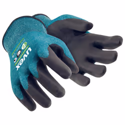 Uvex 60090 Guanti da fabbrica Nero, Verde Polietilene, Elastan, Poliammide, Acciaio, Viscosa 1 pz - Vista aggiuntiva 6