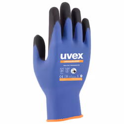 Uvex 60035, Guanti da fabbrica, Antracite, Blu, Adulto, Unisex, Protezione contro le scariche elettrostatiche (ESD), 1 pz