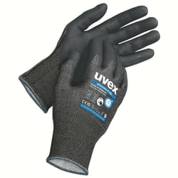 Uvex phynomic F XG Guanti da officina Nero Elastan, Poliammide, Acciaio 10 pz