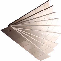 Lame segmentate per cutter professionali BGS 50625 Larghezza lama 25 mm Imballaggio adatto per essere appeso alla parete Ja P ...