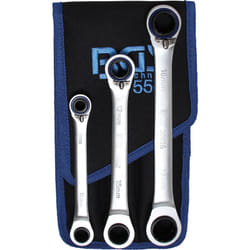 Bgs Technic - Serie di chiavi a cricchetto reversibile '4-in-1' 3 pz.